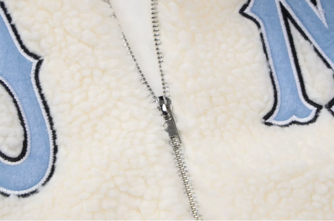 Fleece Jacket mit Aufschrift