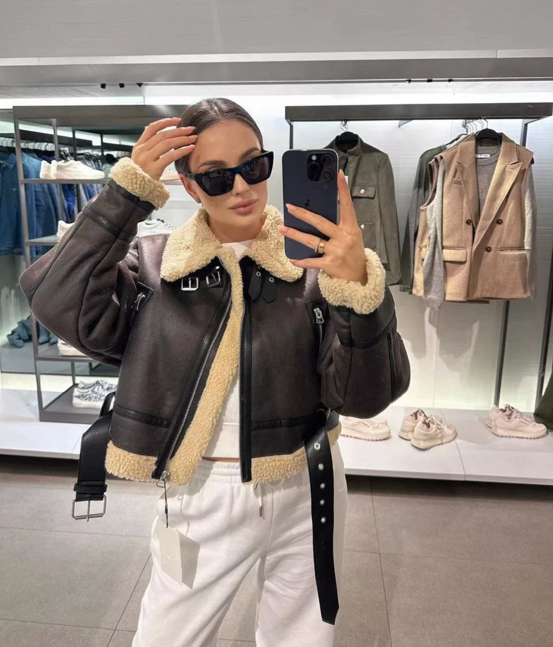 Aviator Shearling Jacket