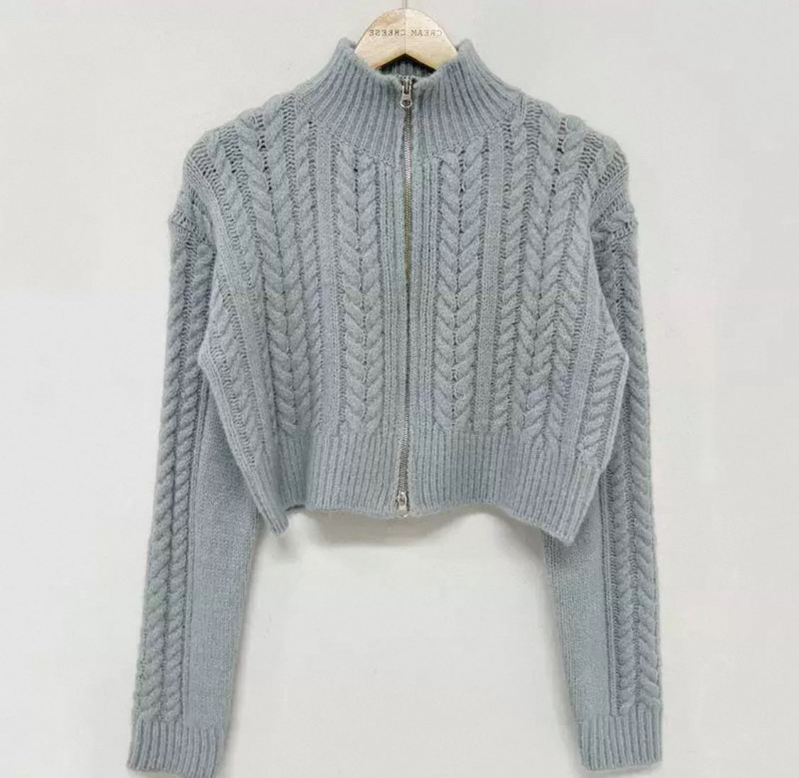 Flauschiger Top Zipper