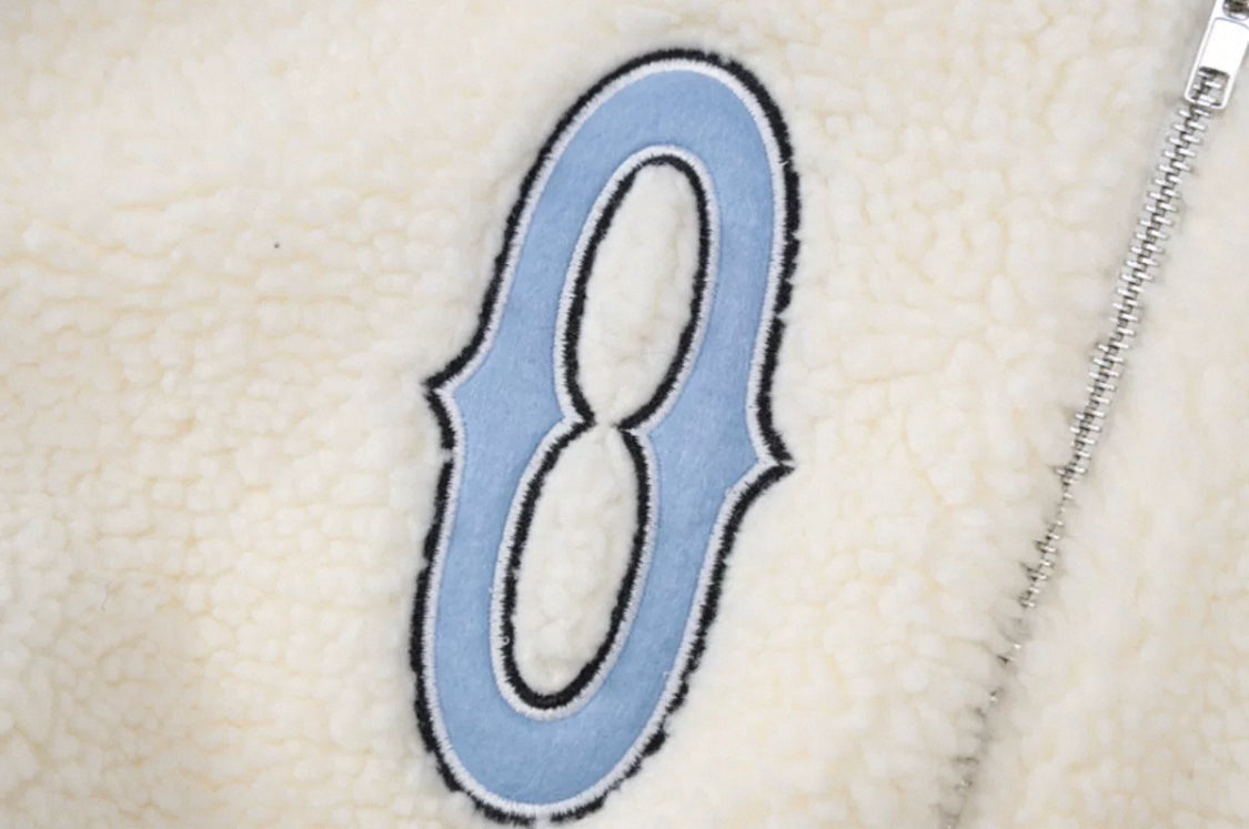 Fleece Jacket mit Aufschrift