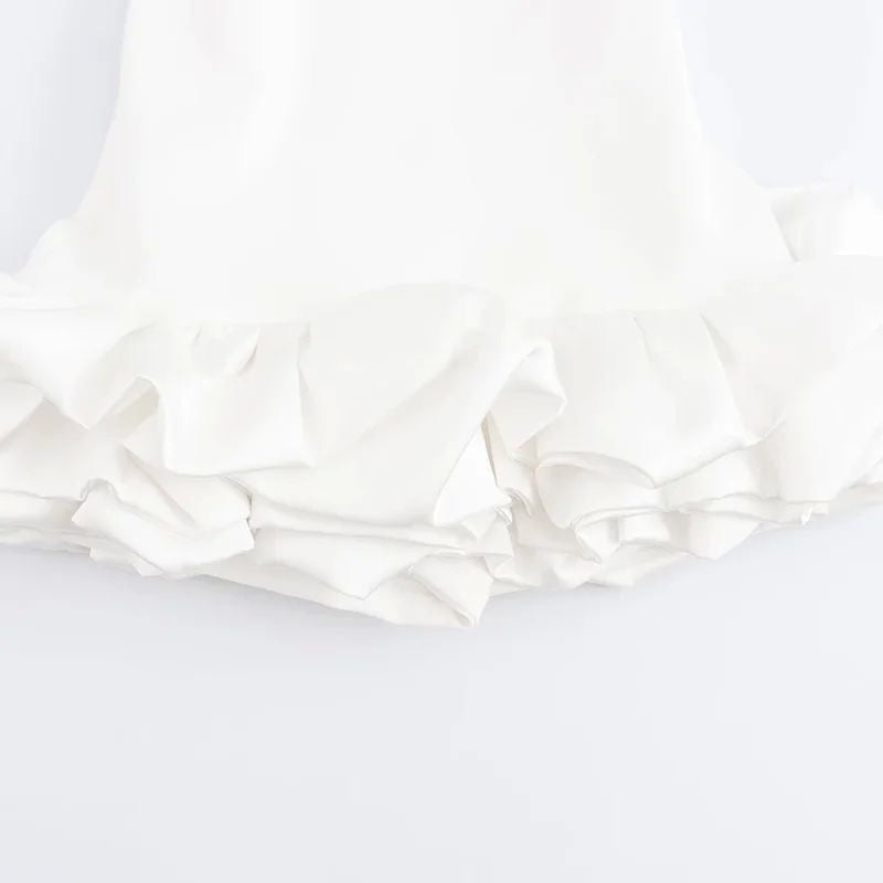 TRENDY WEIß KLEID