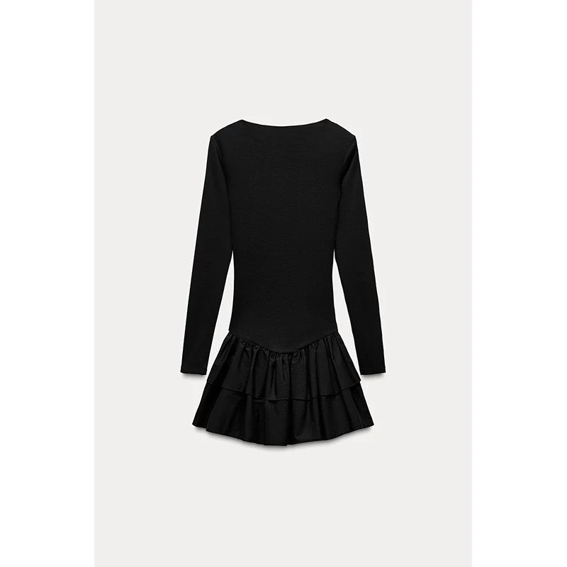 Trendy langarm Kleid