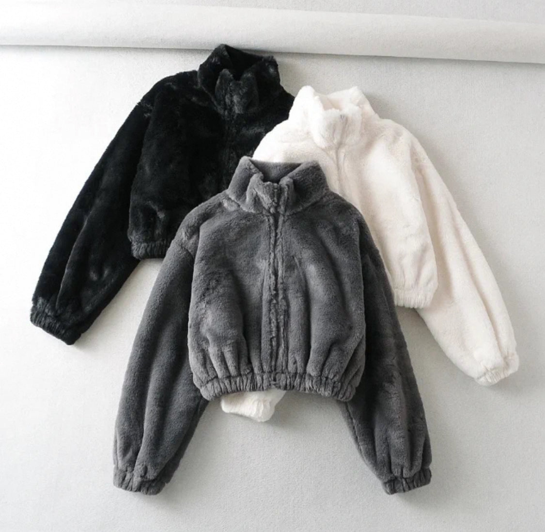Flauschiger Zipper