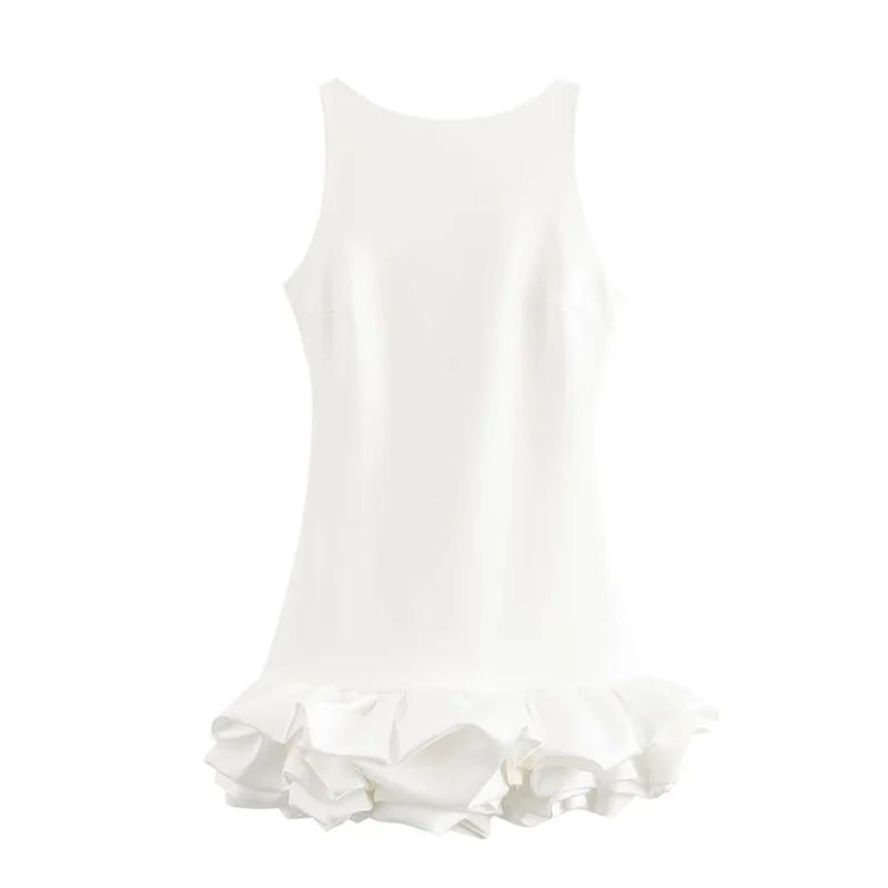 TRENDY WEIß KLEID