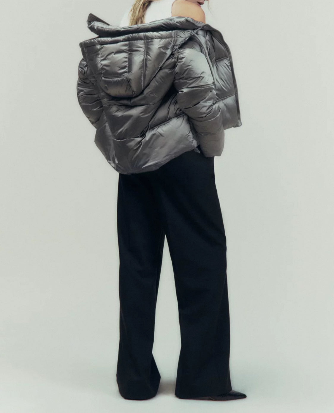 Reflect Pufferjacke in Silber