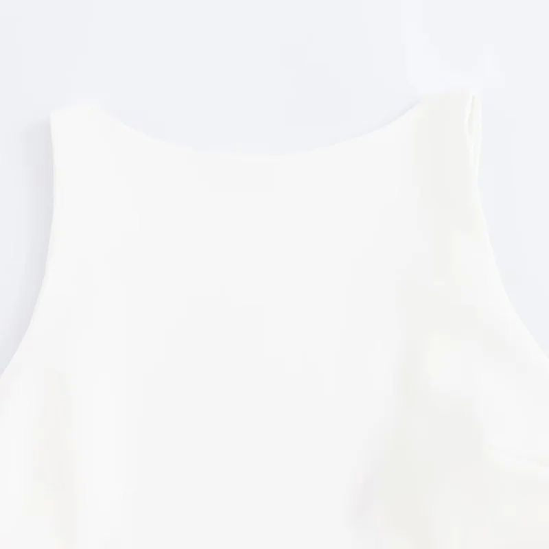 TRENDY WEIß KLEID