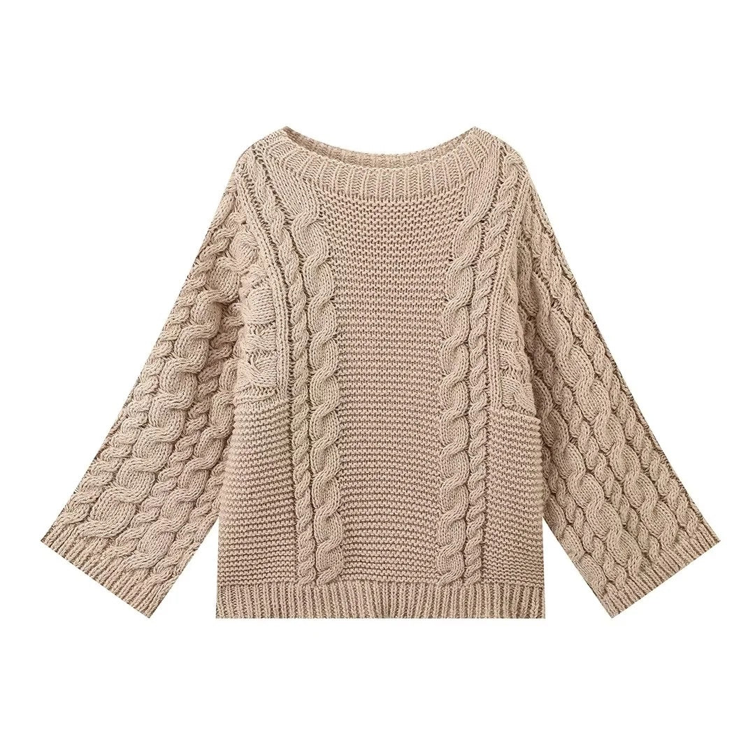Flauschiger Stricksweater