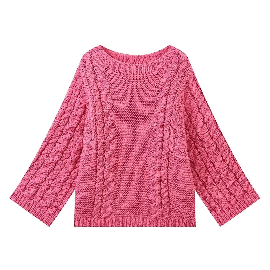 Flauschiger Stricksweater