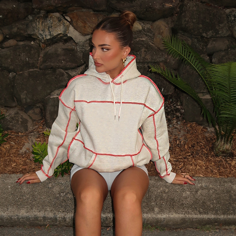 Basic Pullover mit Farbakzenten