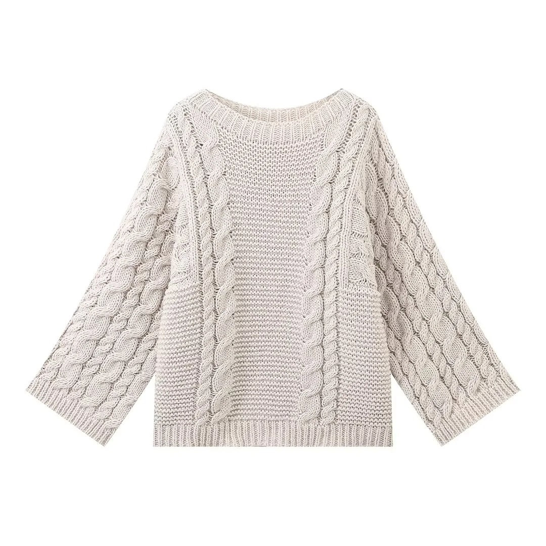 Flauschiger Stricksweater