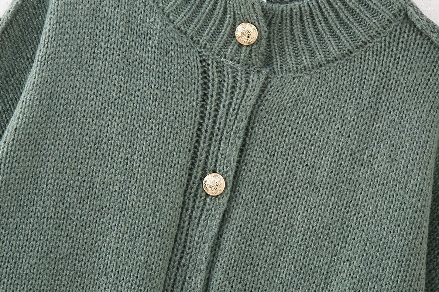 Gestrickter Cardigan mit Knöpfen