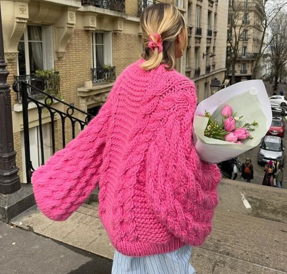 Flauschiger Stricksweater