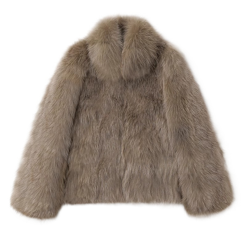 Gefüllte Pelzjacke