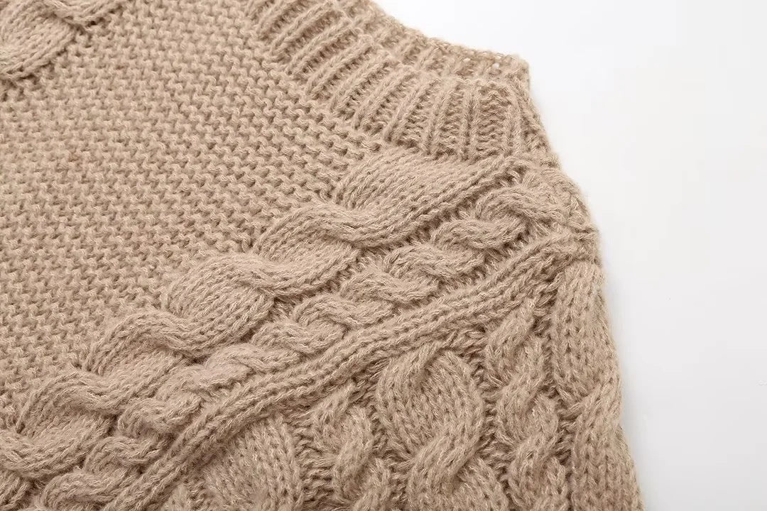Flauschiger Stricksweater