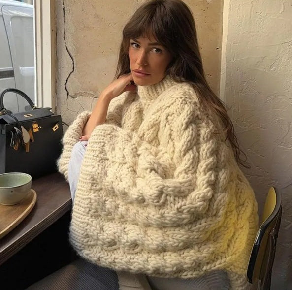 Flauschiger Stricksweater