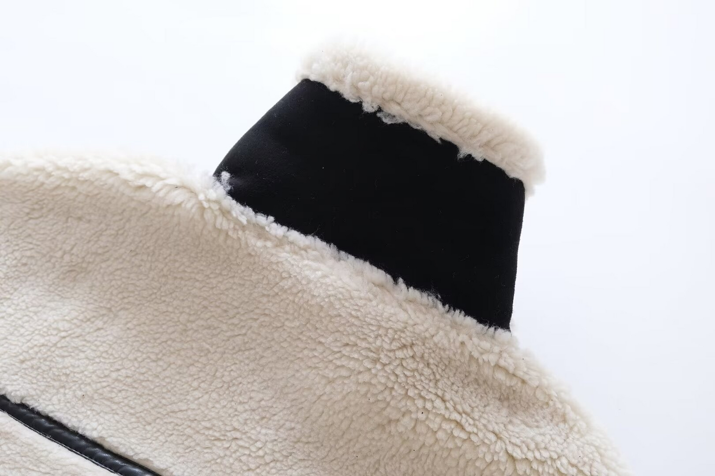 Trendy Teddy Lederjacke