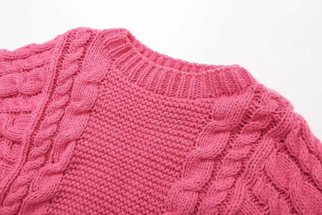 Flauschiger Stricksweater