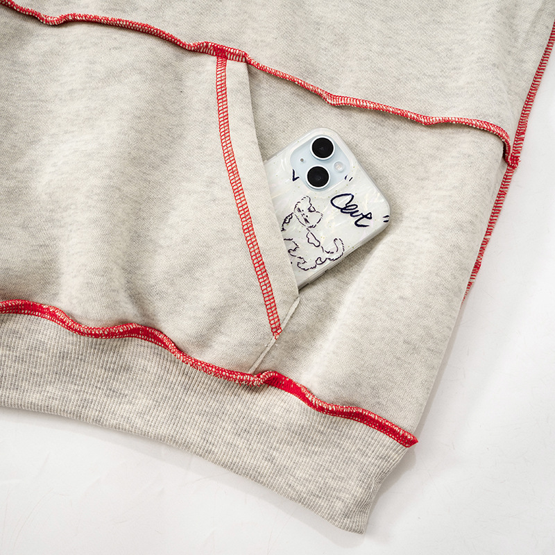 Basic Pullover mit Farbakzenten