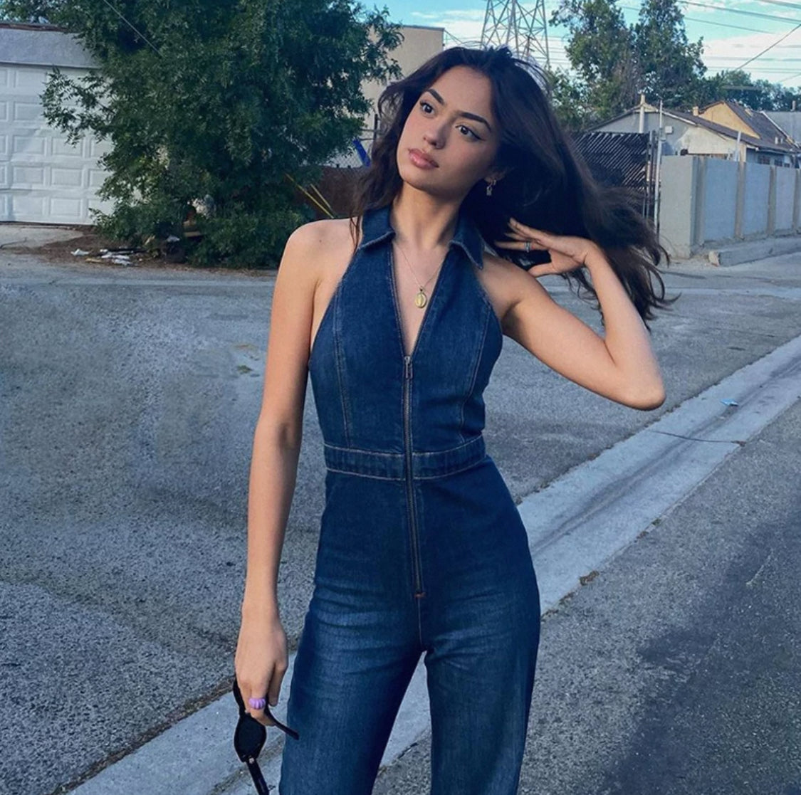 Denim Jumpsuit