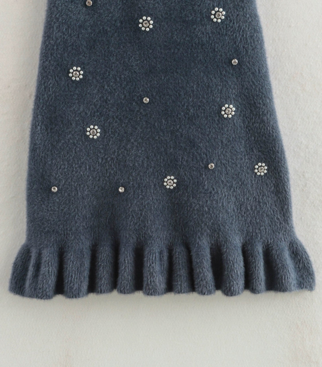 Trendy Strick Kleid