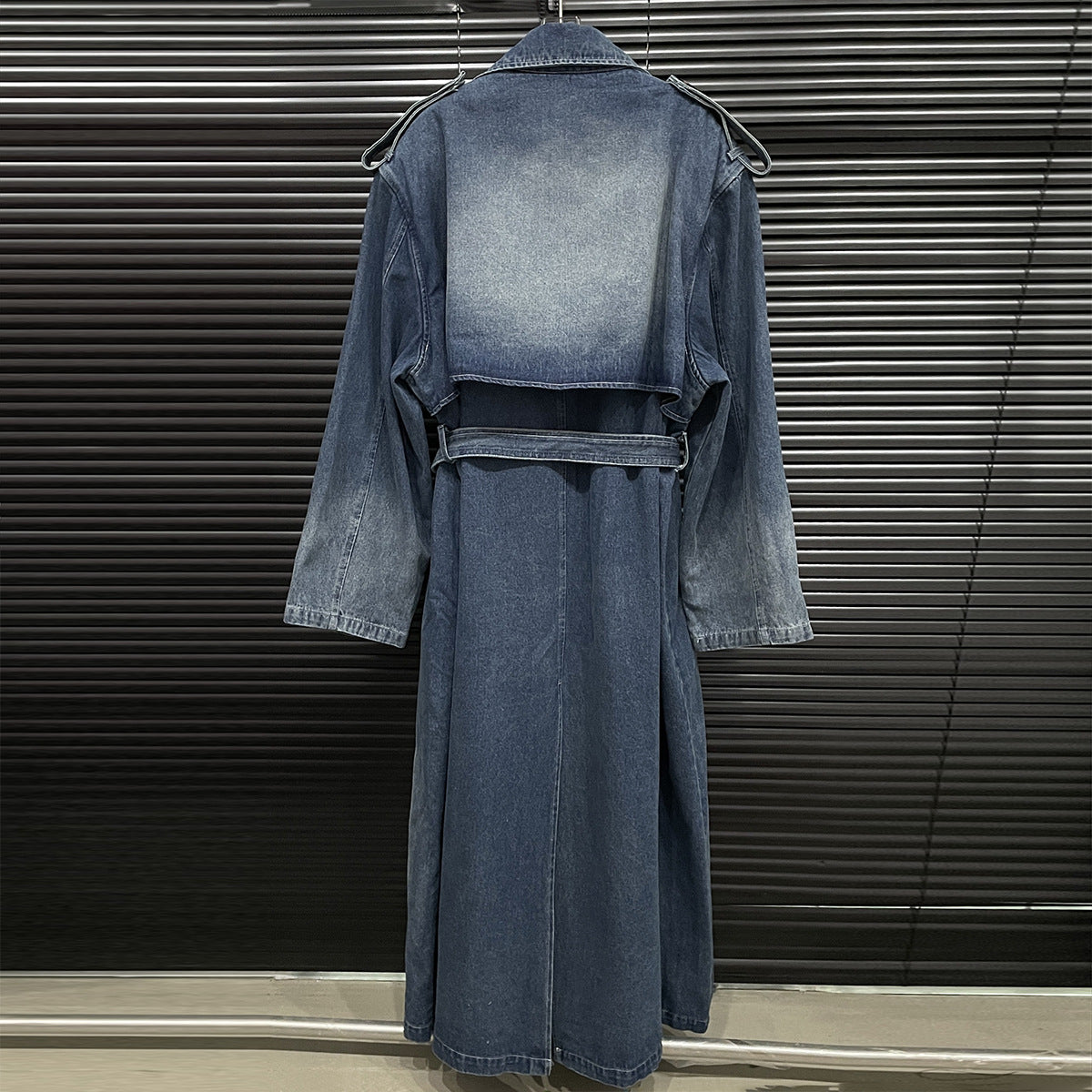 Denim Jeansmantel