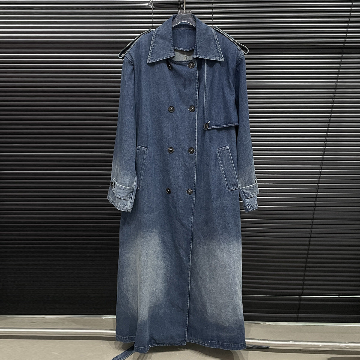 Denim Jeansmantel