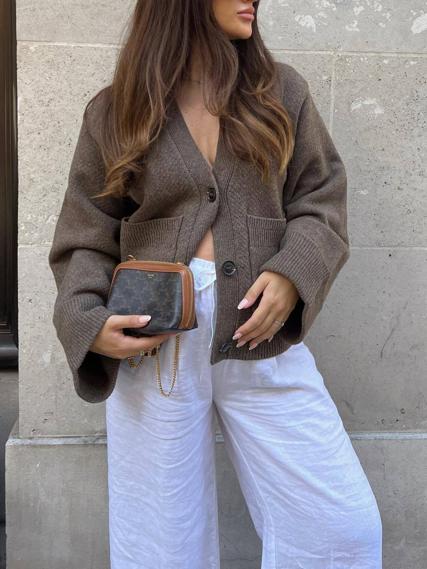 Eleganter Strick Cardigan