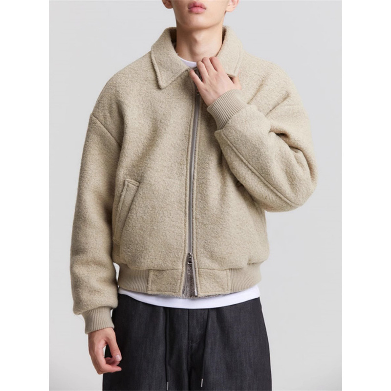Kragenjacke mit Reißverschluss