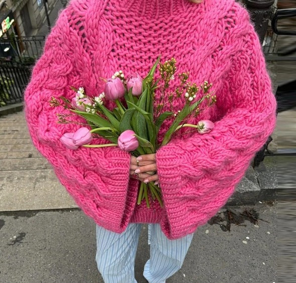 Flauschiger Stricksweater