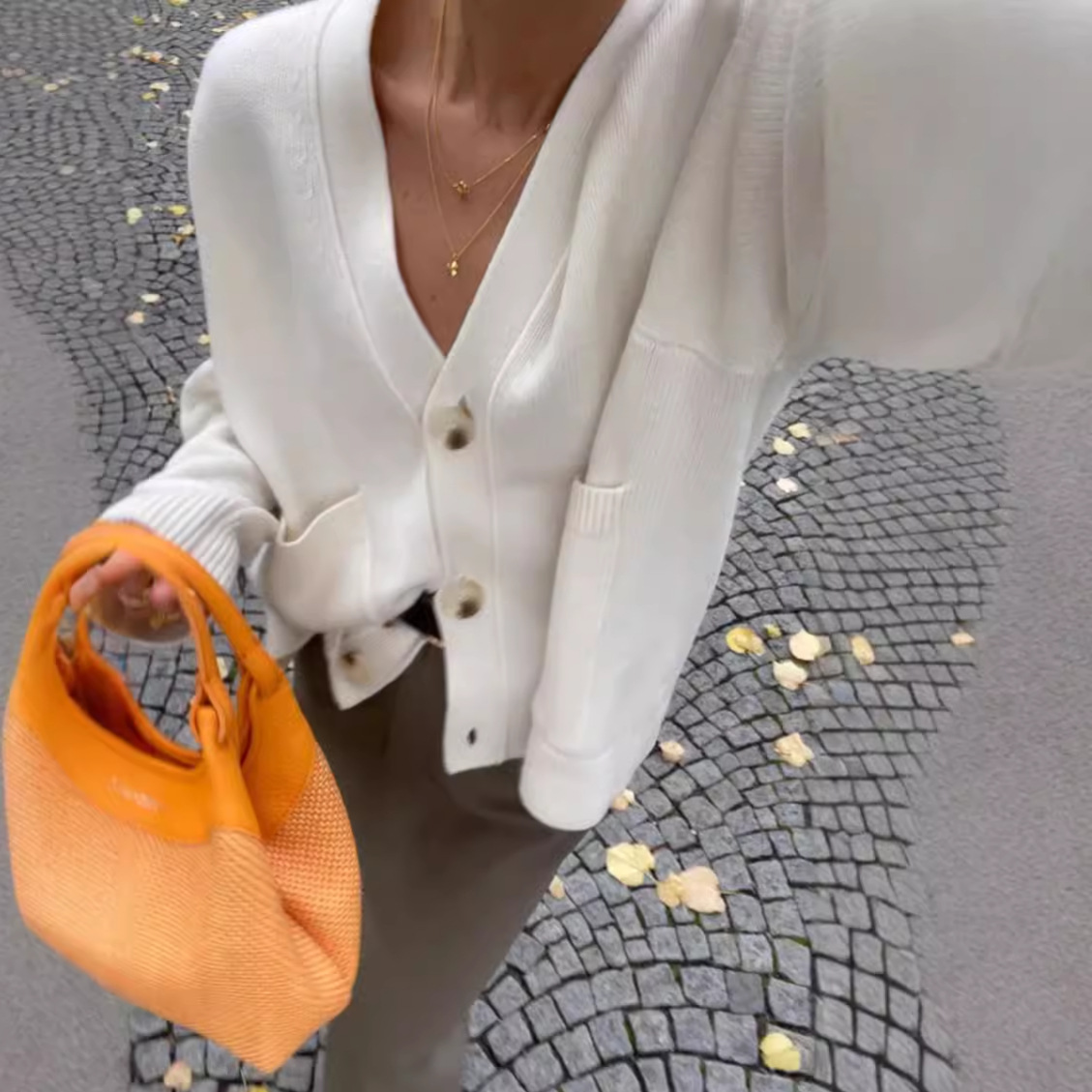 Eleganter Strick Cardigan