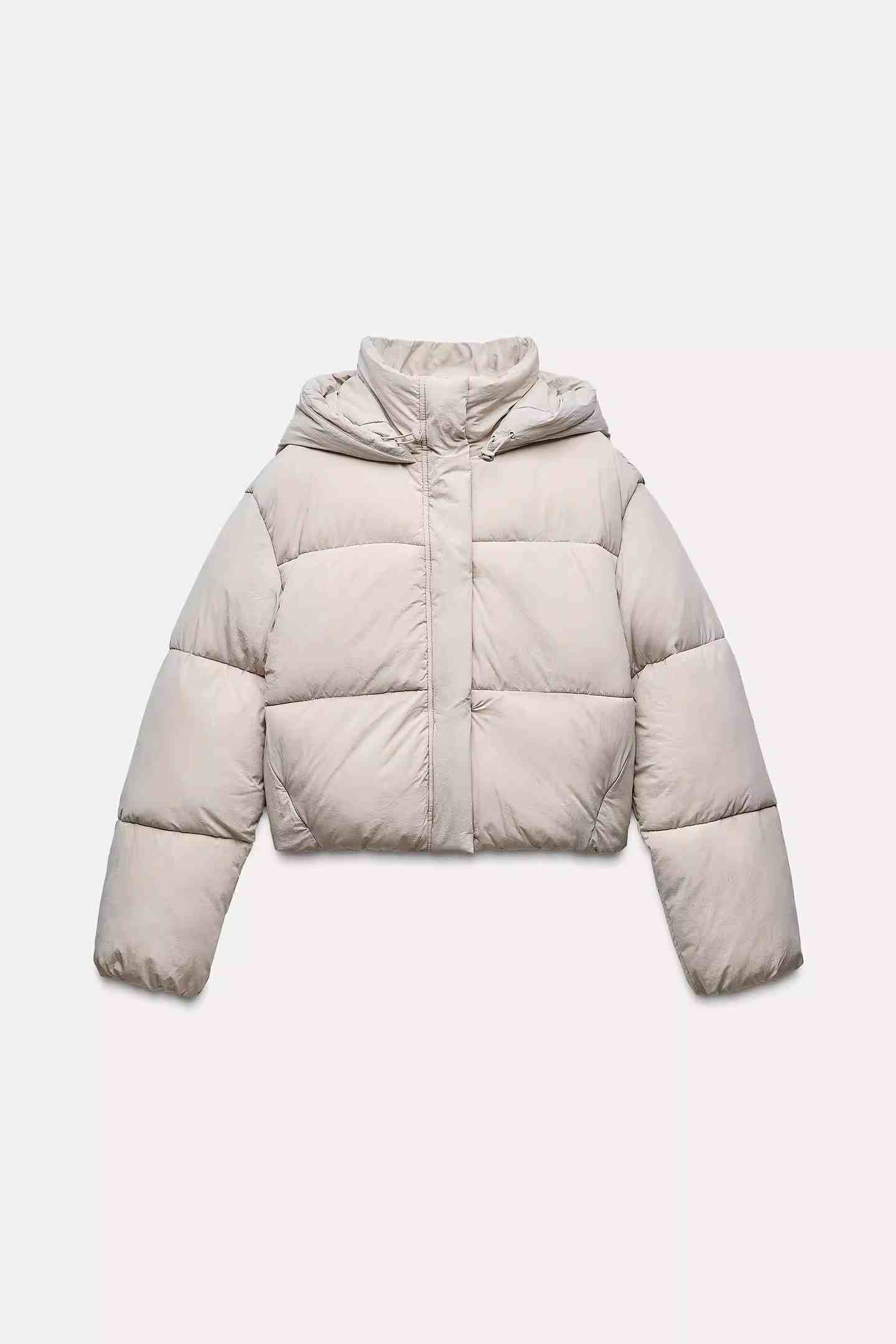 Trendy Cropped Pufferjacke