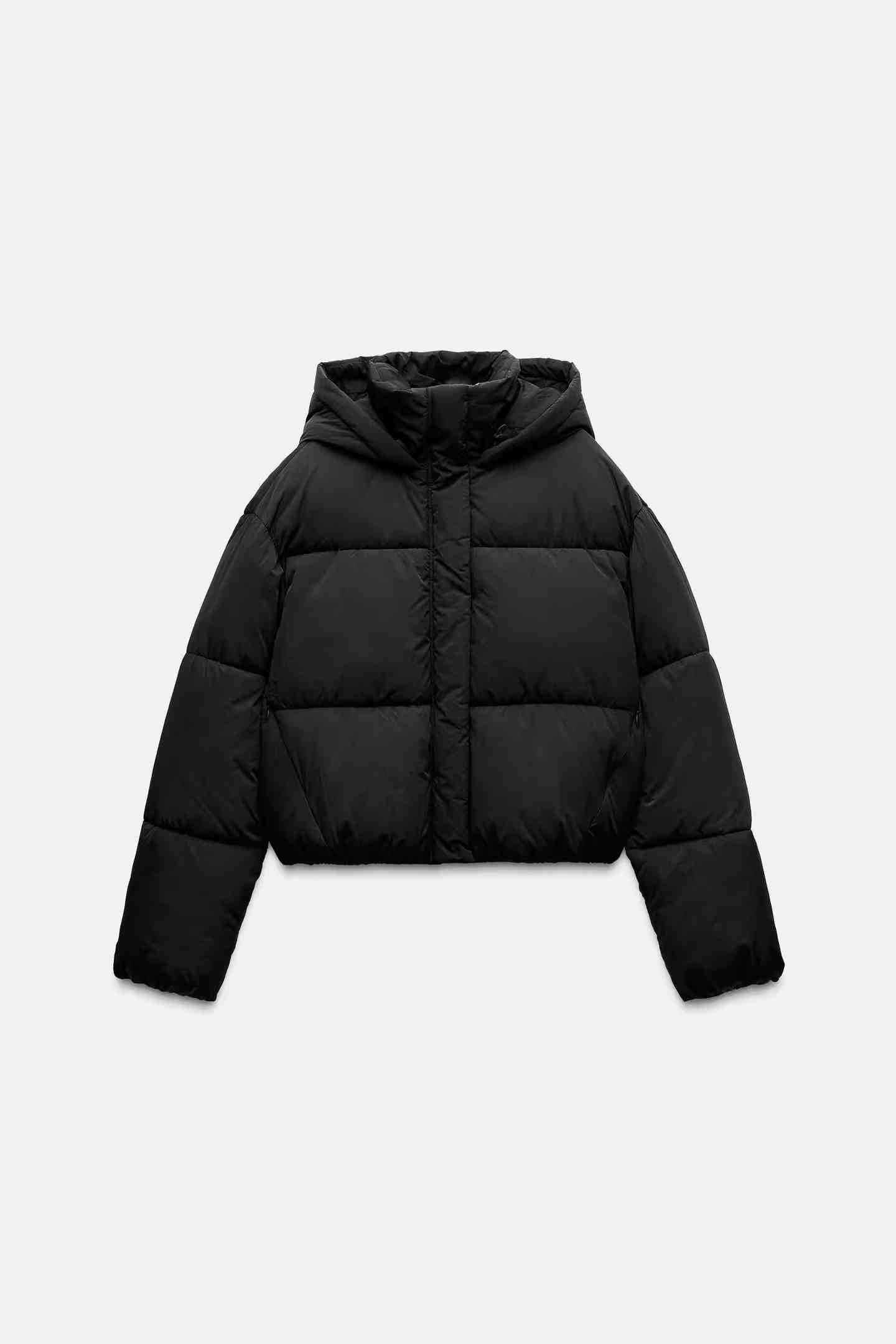 Trendy Cropped Pufferjacke