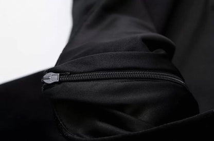 Trendy Kurzkleid mit weißem Ende