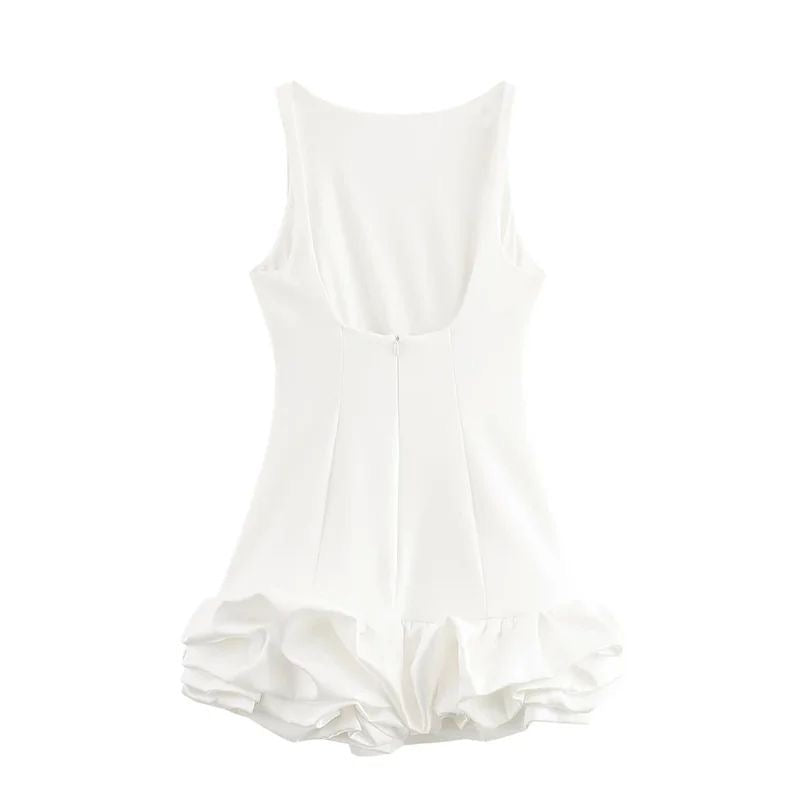 TRENDY WEIß KLEID