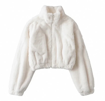Flauschiger Zipper