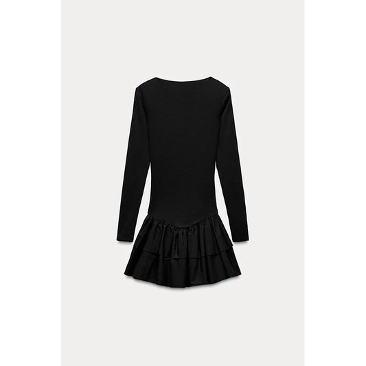 Trendy langarm Kleid