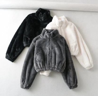 Flauschiger Zipper