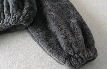 Flauschiger Zipper