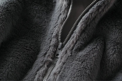 Flauschiger Zipper