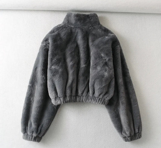 Flauschiger Zipper