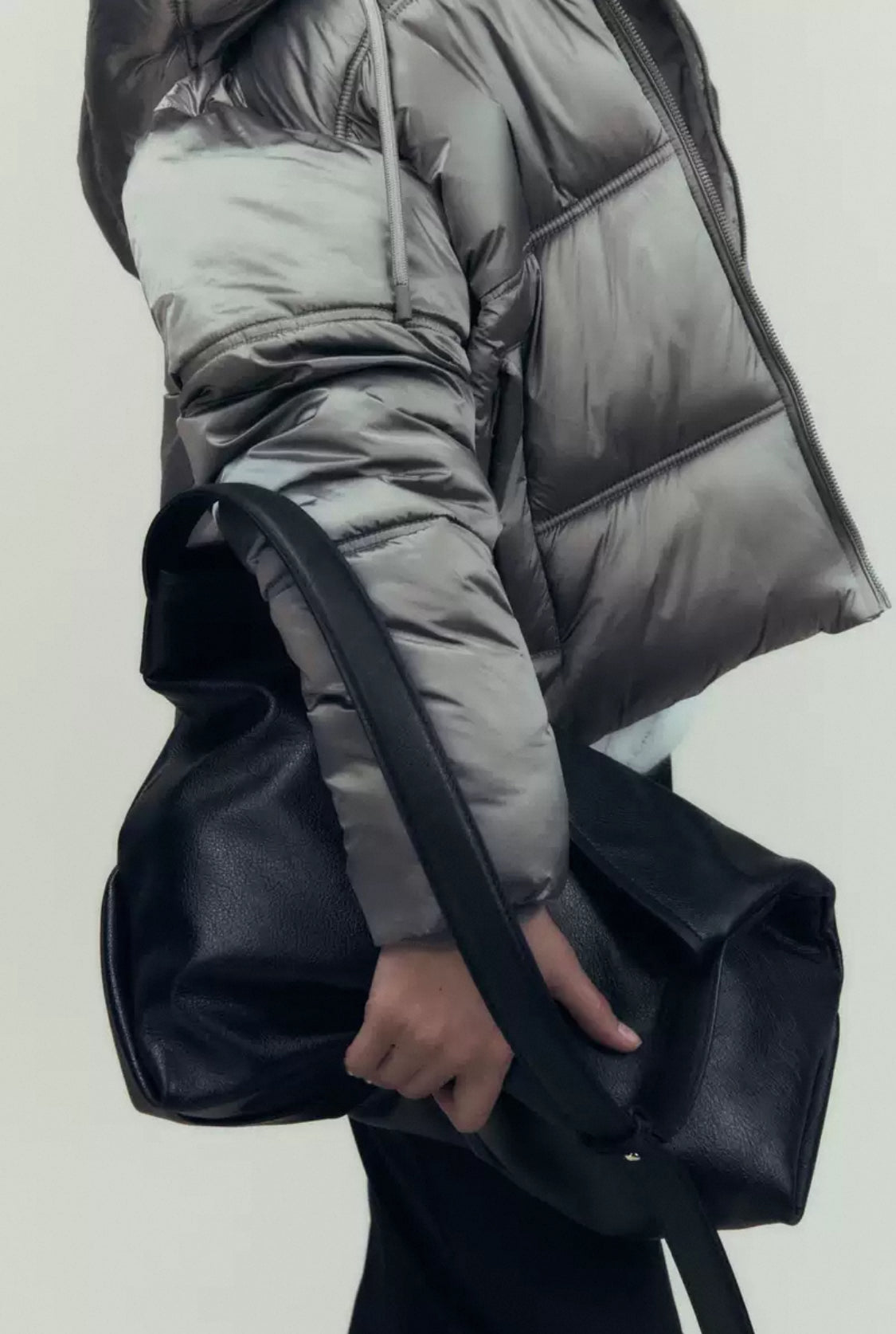 Reflect Pufferjacke in Silber