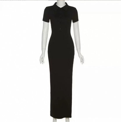 Virales langes Strickkleid
