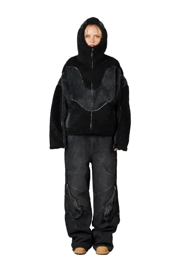Trendy Fleece Jacke