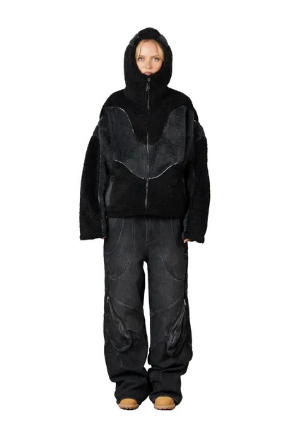 Trendy Fleece Jacke