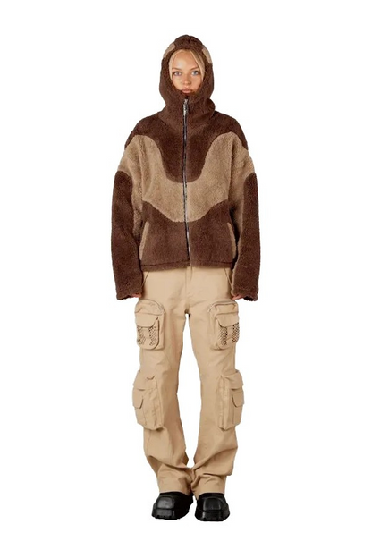 Trendy Fleece Jacke