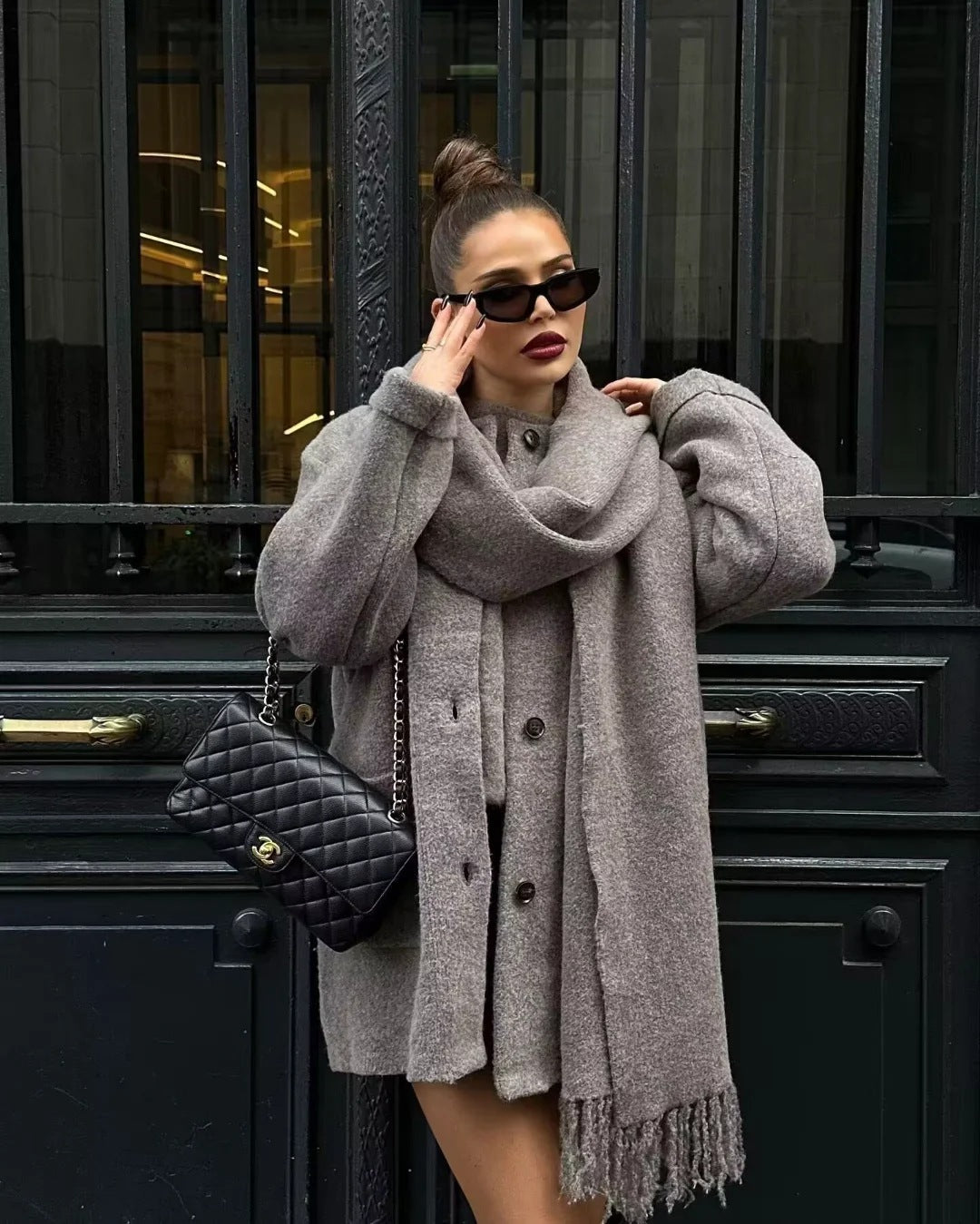 Cardigan Set aus Baumwolle