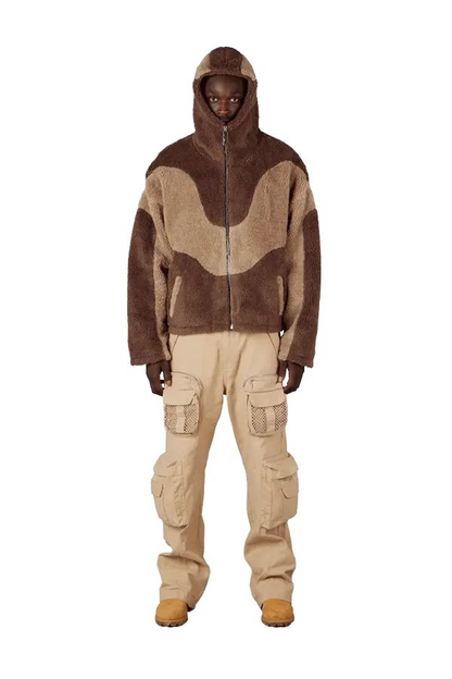 Trendy Fleece Jacke