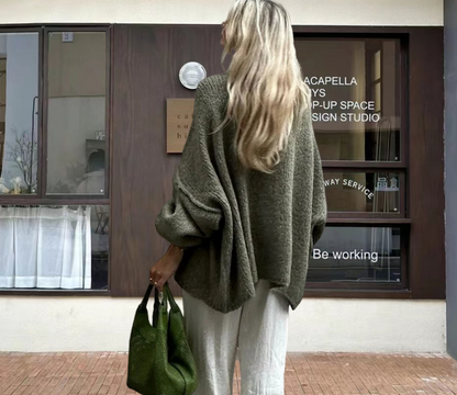 Gestrickter Cardigan mit Knöpfen