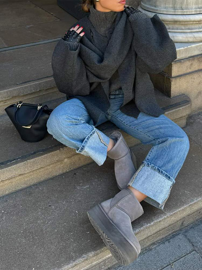 Zwei Set Sweater aus Baumwolle