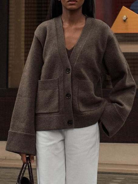 Eleganter Strick Cardigan